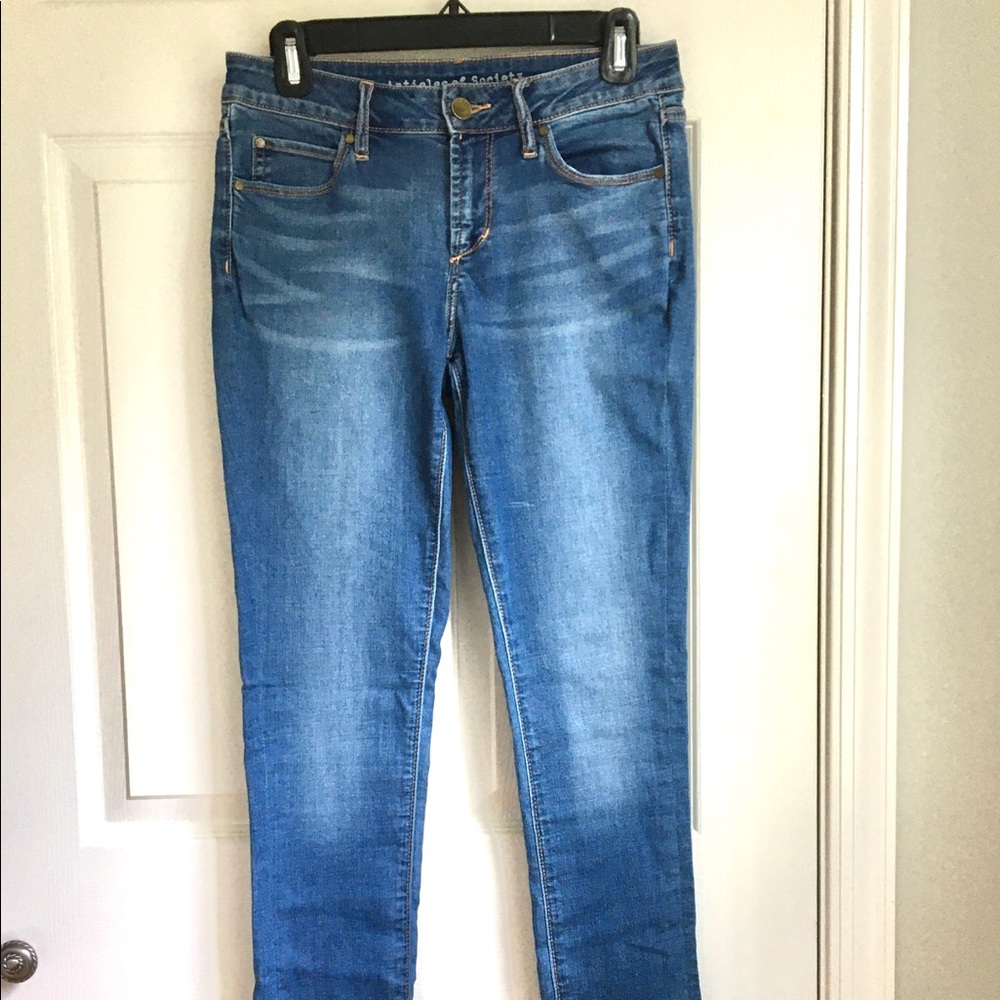 Articles of Society medium wash skinny jeans